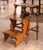 French Mid-Century French Louis XIII Style Walnut Metamorphic Library Steps For Sale - Image 3 of 9