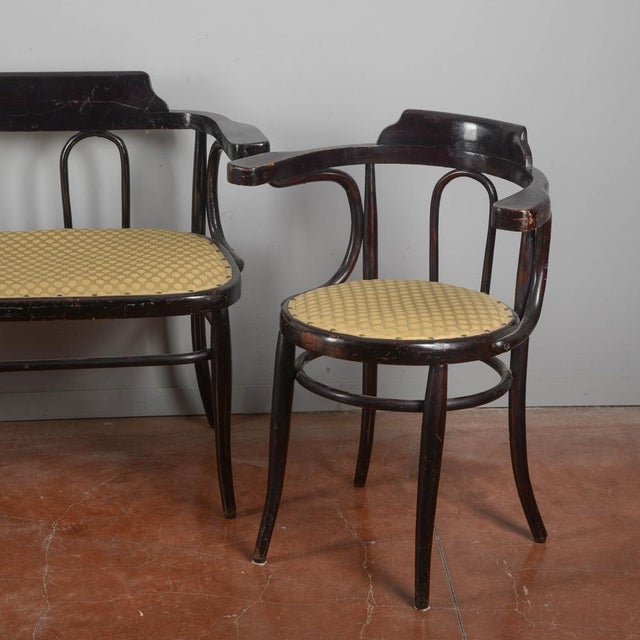 Viennese Style Living Room Set, 1930s, Set of 3 For Sale - Image 10 of 18