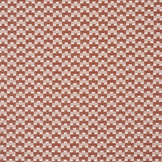 Sample - Schumacher Thatcher Performance Fabric In Brick For Sale