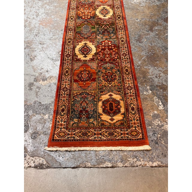 Late 20th Century 2ft 4 in × 8ft 11 in Momeni Zida Bakhtiari Garden Runner Rug For Sale - Image 5 of 12