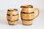 French 19th Century French Rustic Pottery Pitchers with Yellow and Brown Glaze For Sale - Image 3 of 6