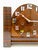 1930s Antique 1931 German Junghans Pfeilkreuz Coromandel Mantel Clock 8 Day Bauhaus For Sale - Image 5 of 16
