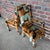 Mid 20th Century Set of 6 Upholstered Boho Chic Dining Chairs in Jack Lenor Larsen Fabric For Sale - Image 5 of 12