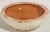 Large Vintage Glazed Ceramic Bowl in Cream and Salmon For Sale - Image 4 of 12
