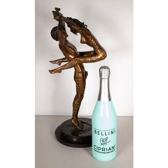 1990s Erte - Les Amants (The Lovers) - Limited Edition Bronze Sculpture - 19 " H For Sale - Image 9 of 9