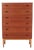 Teak and Oak Chest of Drawers by Poul M. Volther for Munch Møbler, 1960 For Sale