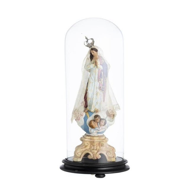 Our Lady of the Conception Figurine, 19th Century For Sale - Image 6 of 6
