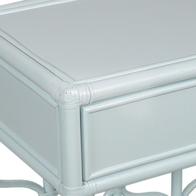 David Francis Ivy Nightstand - Light Blue For Sale - Image 4 of 10