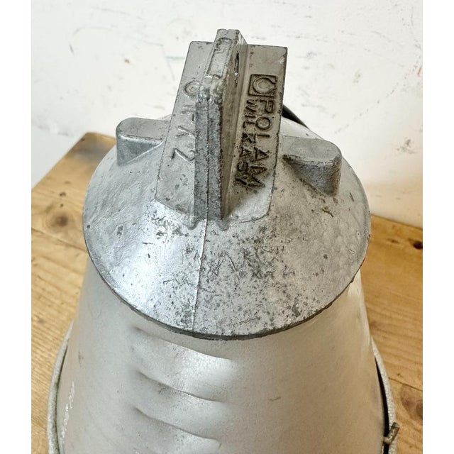Grey Industrial Aluminium Cage Pendant Lamp, 1970s For Sale - Image 18 of 18