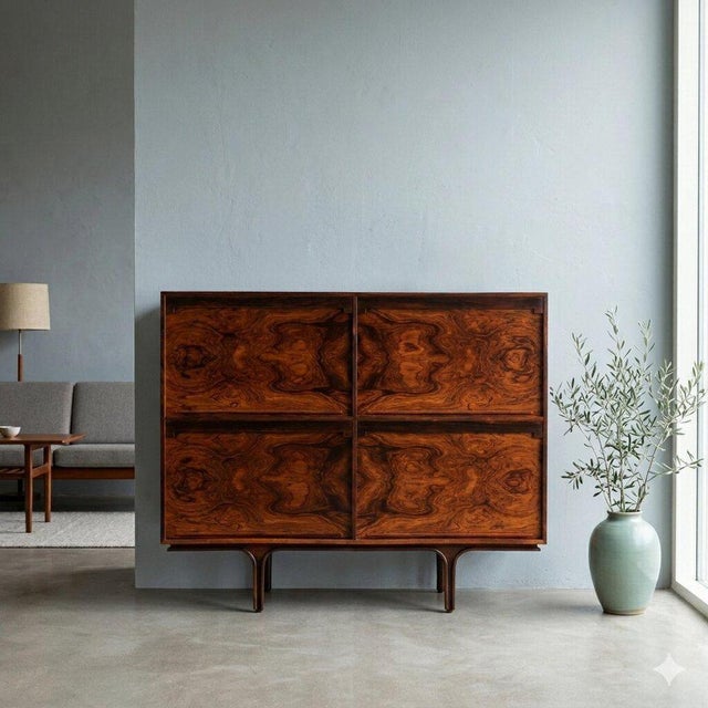 A highboard from the '504' series, designed by Gianfranco Frattini for Bernini. Carefully restored in our workshop, it...