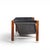 Brown Jack Cartwright for Founders Mid Century Rosewood Leather Sling Sofa For Sale - Image 8 of 10