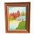 1990s Watermill and Colorful Foliage Landscape Painting on Canvas, Signed by the Artist, Framed For Sale