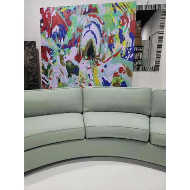 Milo Baughman Milo Baughman for Thayer Coggin Large Sectional Sofa With Rosewood Base For Sale - Image 4 of 11