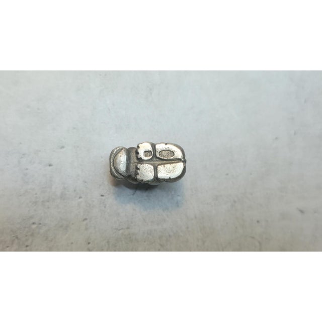 Antique Russian Imperial Silver Baby Hippopotamus With Ruby Eyes by Julius Rappoport, St. Petersburg, C. 1908 For Sale - Image 12 of 17