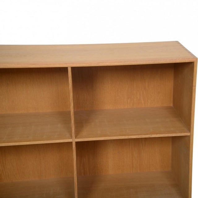 Vintage Bookcase in Oak by Mogens Koch, 1980s For Sale - Image 4 of 12