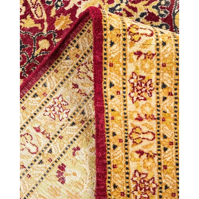 Mogul, One-of-a-Kind Hand-Knotted Area Rug in Red, 6' 2" x 13' 6" For Sale In New York - Image 6 of 8