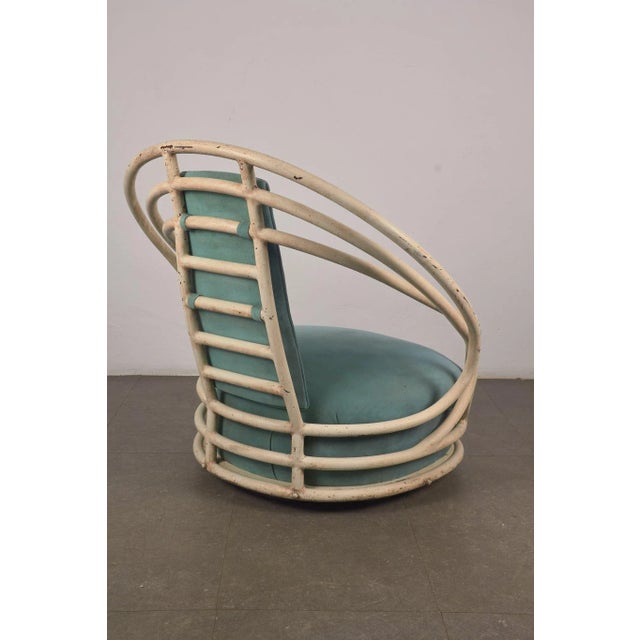 Mid-Century Iron Lounge Chair For Sale - Image 14 of 18