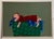Harry Dunn, Whimsical Harry Dunn Painting Sleeping Girl Mid Century Americana Folk Art For Sale - Image 9 of 12