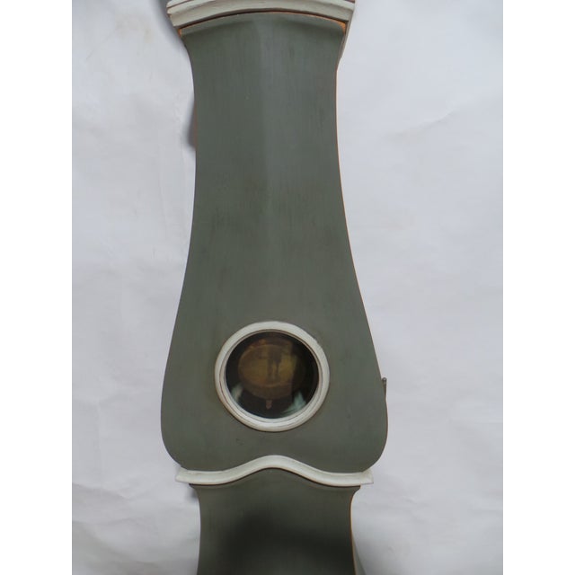 This is a VERY Rare Swedish Rococo style Mora clock. The most unique thing about this clock is both face and door glass...