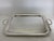 1970s 1970's Vintage/New Silverplate Art Nouveau Tray With Applied Mount For Sale - Image 5 of 12