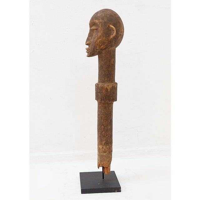 African Lobi Head Altar from Burkina Faso, 20th, 1950s, Metal and Wood For Sale - Image 14 of 15