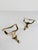 Osvaldo Borsani Mid-Century Modern Italian Brass Wall Coat Hooks in the style of Osvaldo Borsani, 1950s, Set of 2 For Sale - Image 4 of 18
