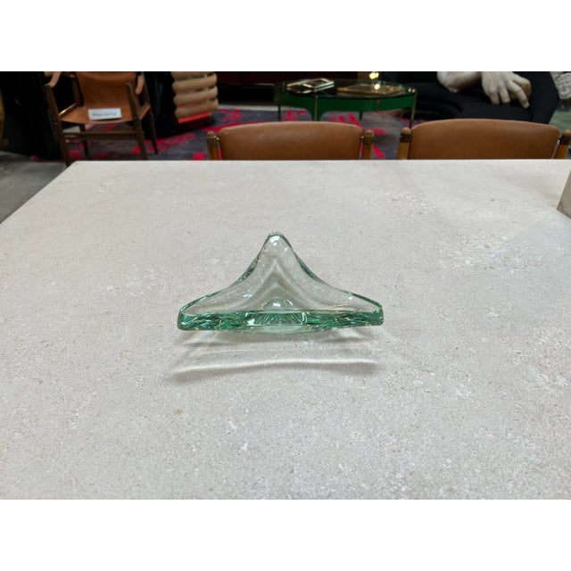 1960s Vintage Italian Crystal Ashtray by Fontana Arte, 1960s For Sale - Image 5 of 8