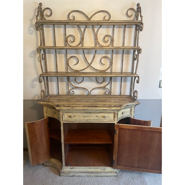 The china buffet with hutch is part of the HOOKER Furniture Wakefield collection. French country/farmhouse/European...