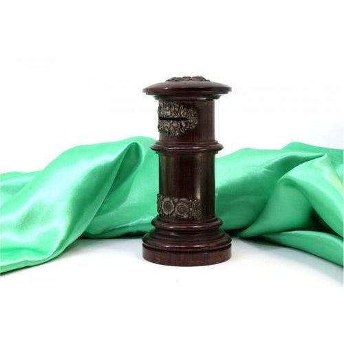 Piggy Bank in Rosewood , in Very Good conditions. Designed 1890 to 1919 This piece has an attribution mark, I am sure that...