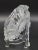Mid 20th Century Vintage Clear Glass Rose Etched Vanity Trinket Dish- Scalloped Edges For Sale - Image 5 of 18