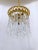 Traditional Early 20th Century Italian Brass Upside Down Layered Cake Chandelier For Sale - Image 3 of 6