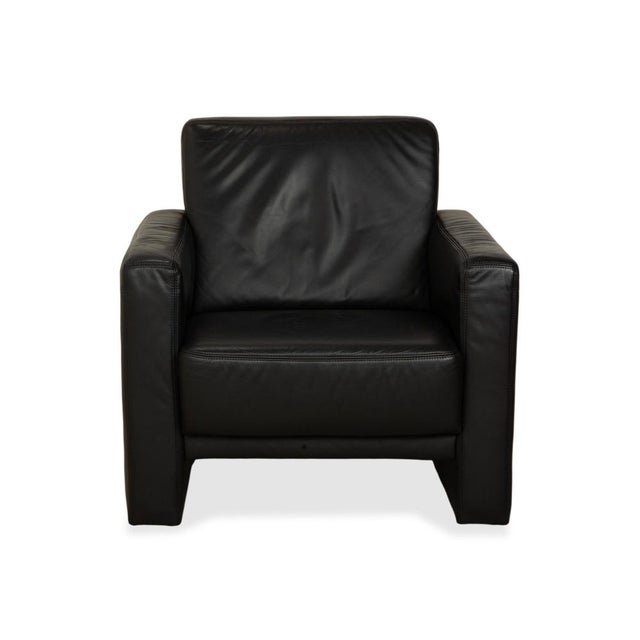 Black Leather Armchair from Koinor For Sale - Image 11 of 15