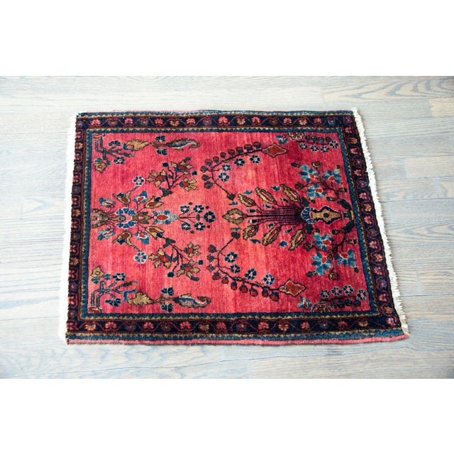 Early 20th Century Persian Sarouk Mohajeran Rug For Sale - Image 12 of 13