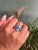 Blue 925 Sterling Silver Ring With Sparkling 9.59 CTW Blue Topaz 4 Stone in Prong Set - Size 7.5 For Sale - Image 8 of 13