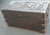 20th Century Chinese Carved Camphorwood Coffer With Brass Accents For Sale - Image 10 of 11