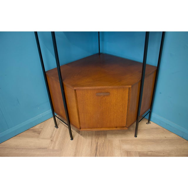 1960s Teak Shelving Corner Unit from Avalon, 1960s For Sale - Image 5 of 9
