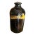 Large Antique French Dark Amber Apothecary Bottle For Sale