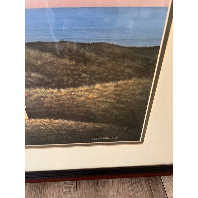 Daniel Pollera Daniel Pollera Coastal Print Framed Custom Decor c.1990s-2000s For Sale - Image 4 of 6