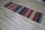 Mid-Century Modern 1970s Rustic & Primitive Striped Hand Knotted Oushak Kilim Runner For Sale - Image 3 of 13