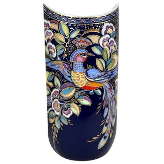 Vintage Vase Porcelain Caribbean by K.Nossek for Ak Kaiser, Germany, 1980s For Sale