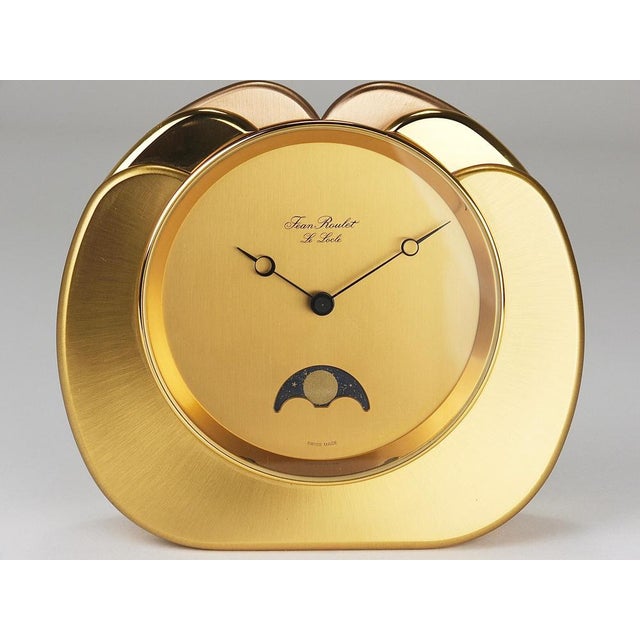 Vintage Swiss Table Clock by Jean Roulet for Aeg, 1980s For Sale - Image 9 of 18