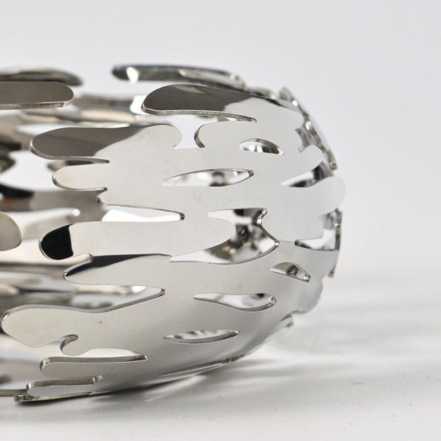 Stainless Steel Barknest Bowl by Boucquillon and Maaoui for Alessi, 2000s For Sale - Image 7 of 8