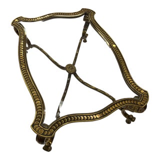 Solid Brass Cocktail Table For Sale