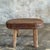 Small Wabi-Sabi Oval Teak Occasional Stool For Sale - Image 11 of 18