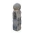 Chinese Distressed Gray Stone Carved Buddhas Display Pole Statue For Sale - Image 4 of 10