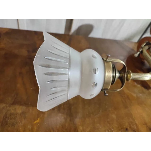 Art Nouveau Brass Wall Lamp, 1890s For Sale - Image 4 of 10