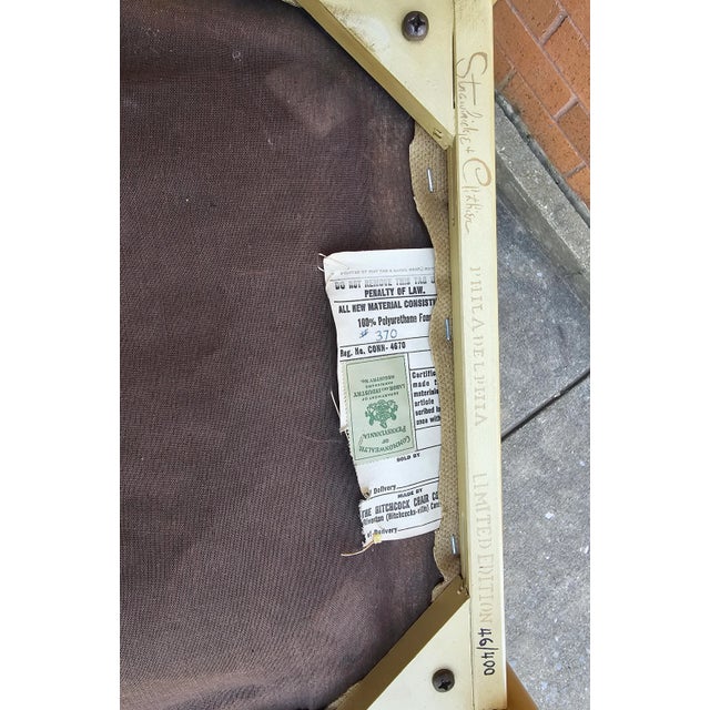 Cream 1974 Set 4 Hitchcock Chair for Strawbridge & Clothier "The Independence Chairs" 400 Ltd Edition For Sale - Image 8 of 11