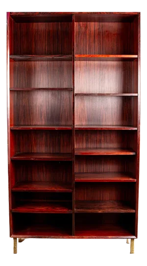 Large Danish Tall Bookcase in Rosewood by Erik Brouer for Brouers Mobelfabrik, 1960s