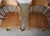 Brown Pair of Antique Craftsman Wood Barrel Arm Chairs For Sale - Image 8 of 9