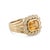 Not Yet Made - Made To Order Chunky Citrine Cocktail Ring | Wedding Engagement Ring | Unique Statement Ring Us 7 For Sale - Image 5 of 6